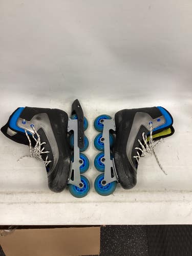 Used Bauer COASTER Roller Hockey Skates Black Senior 8 11851-S000049584