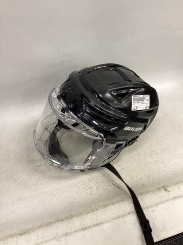 Used Bauer REAKT 150 M Helmet Full Visor Combo Black MD 11851-S000049474
