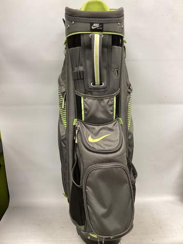 Used Nike 14 SLOT CART BAG Mens Cart Bag Grey 11851-S000049423
