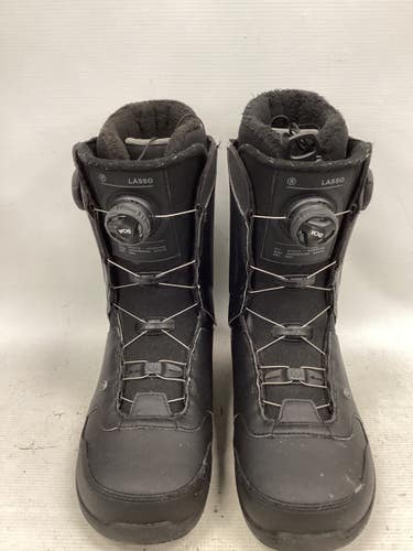 Used Ride LASSO BOOTS Mens Snowboard Boots Black Senior 9 11851-S000049408