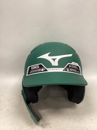 Used Mizuno B6 HELMET Batting Helmet w/Mask Green XL 11851-S000049382