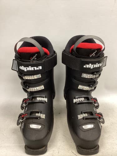 Used Alpina X TRACK 60 Mens DH Ski Boot Black 255 MP - M07.5 - W08.5 11851-S000049364