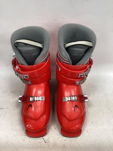 Used Head EDGE J Boys DH Ski Boot Red 225 MP - J04.5 - W5.5 11851-S000049362