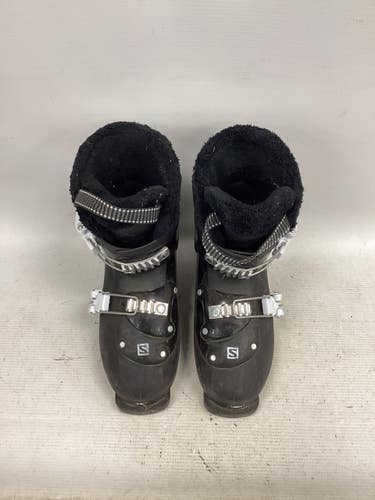 Used Salomon TEAM BOOTS Girls DH Ski Boot Black 210 MP - J02 11851-S000049361