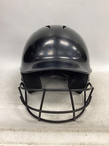 Used Champro TB HELMET Batting Helmet w/Mask Black One Size 11851-S000049335
