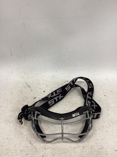 Used STX FOCUS S GOGGLE Lacrosse Facial Protect Black SM 11851-S000049269