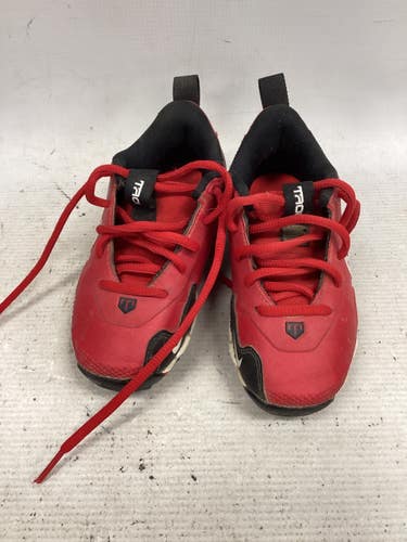 Used Nike TROUT FASTFLEX BB/SB Cleats Black And Red Youth 10.0 11851-S000049225