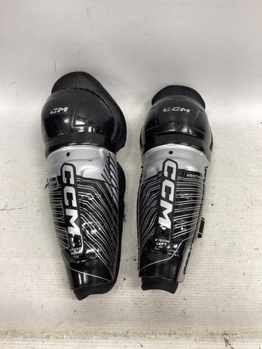 Used CCM VECTOR SHIN GUARDS Youth Shin Guards Black 9" 11851-S000049164