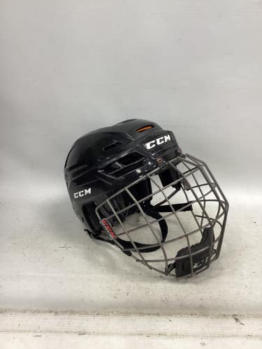 Used CCM TACKS 710 M Helmet Cage Combo Black MD 11851-S000049150
