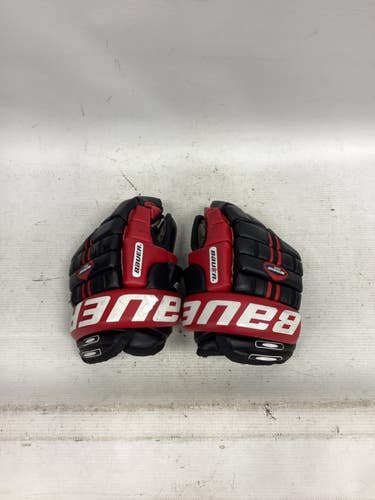 Used Bauer SUPREME 2000 YTH Youth Gloves Black 9" 11851-S000049142