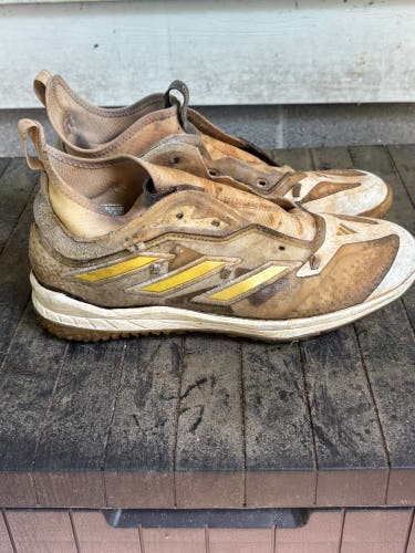 Yellow Men's Size M 8.5 (W 9.5) Adult Adidas Adizero Shoes (Used)
