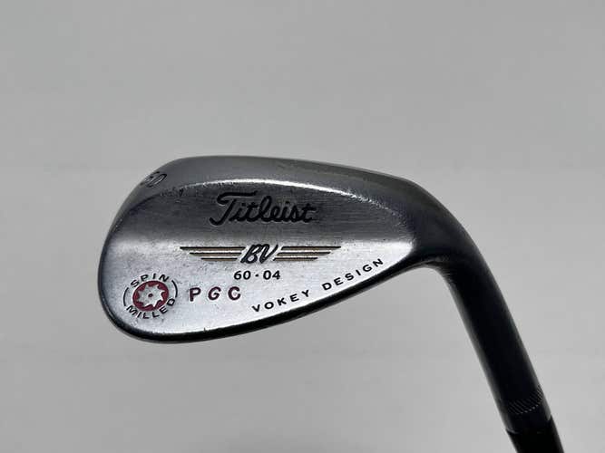 Titleist Vokey Spin Milled Chrome 2009 Lob Wedge LW 60* 4 Bounce Wedge RH