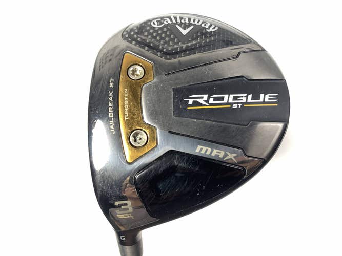 LEFTY Callaway Rogue ST Max 3 Fairway 15* Tensei White AV XLink Tech Stiff LH
