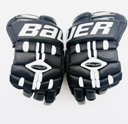 Near New Bauer Supreme 5000 Hockey Gloves-14"-Ergo Lock Thumb-Pro Cuff