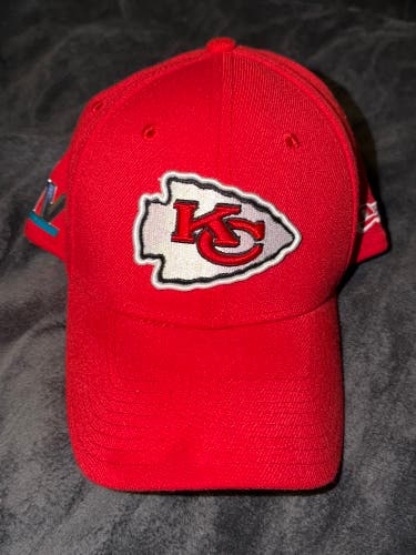 New Era NFL Football Kansas City Chiefs Super Bowl LIV Cap Hat Men’s Size S/M Us