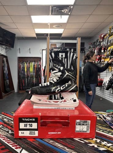 2024 CCM Tacks XF 80 Hockey Skates Regular Width 9.5 (New)