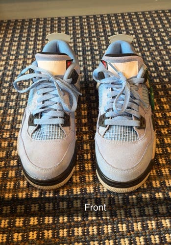 Air Jordan 4 University Blue Size 4Y- Great Conditiom