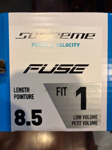 Black 2026 Bauer Supreme Fuse Hockey Skates Regular Width 8.5 (New)