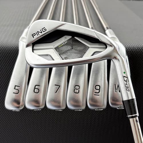 PING G430 IRON SET 4-W GREEN DOT +1"