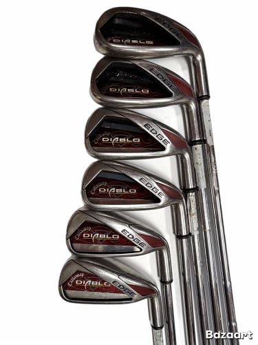 Callaway Diablo Edge Right Handed Iron Set Uniflex Set of 6 (#4-9) Golf Pride Grip