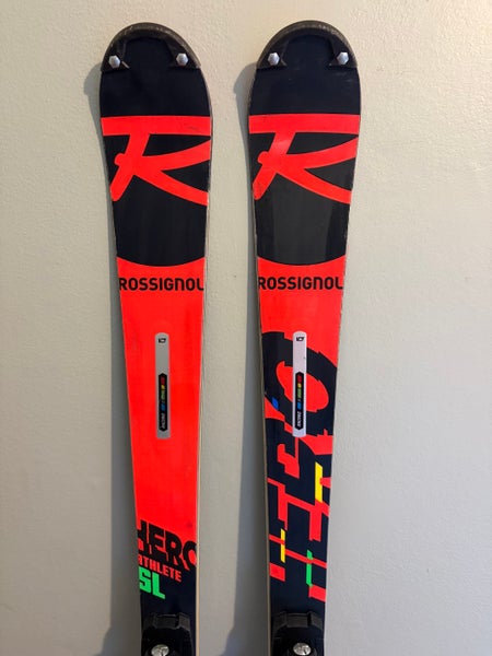 Racing 157 cm Rossignol Hero Athlete SL Skis With Bindings Max Din 18 (Used)