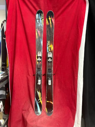 Skis:  High Society brand freeride or all-mountain skis 165 cm Powder Skis With Bindings (Used)