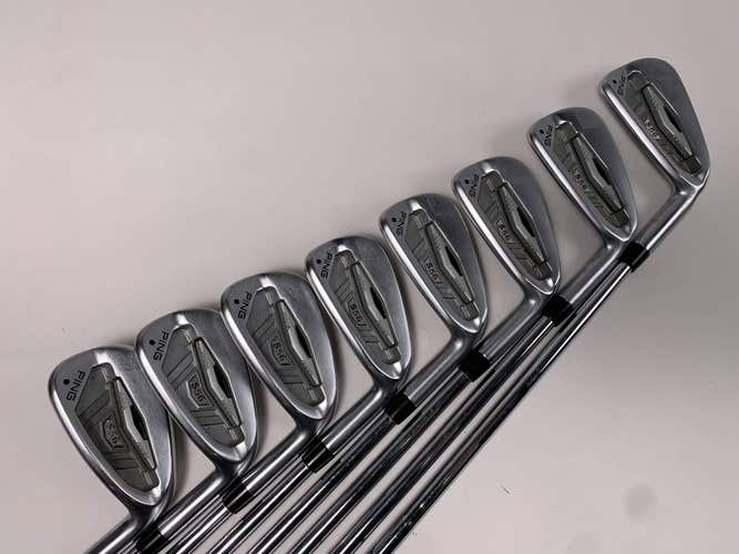 Ping S56 Iron Set 3-PW Black Dot KBS Tour Stiff Steel Mens RH