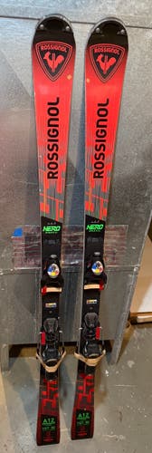 Unisex 2024 Racing 157 cm Rossignol Hero Athlete SL Skis With Bindings Max Din 18 (Used)