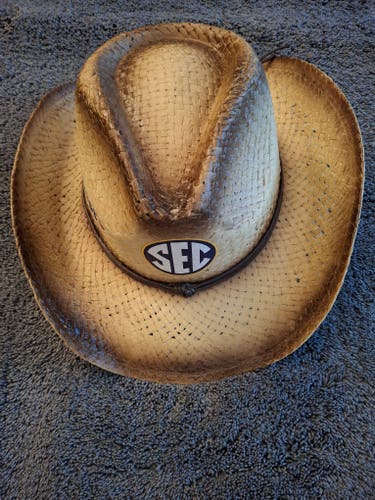 Southeastern Conference SEC Mens Straw Hat Large