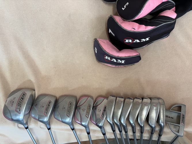Women's RAM Cubik Right Handed Clubs (Full Set) Ladies Flex 13 Pieces (Used)
