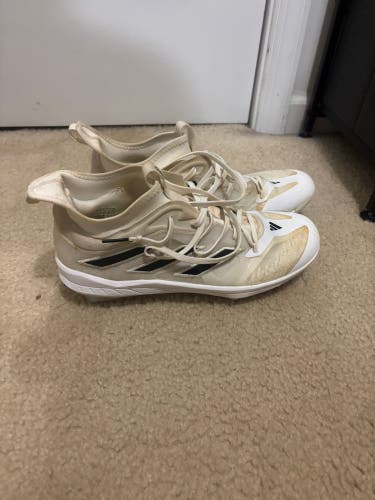 White Men's Size M 10.0 (W 11.0) Adult Adidas Adizero Afterburner Metal (Used)