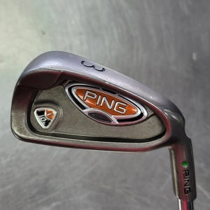 Used Ping I10 GREEN DOT Mens Individual Iron RH 3 Iron 11497-S000160117