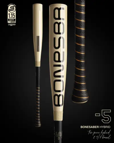 2026 Warstic Bonesaber Hybrid USSSA Certified Bat (-5) 26 oz 31" (New)
