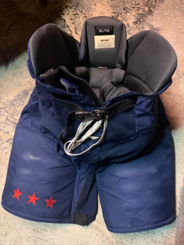 Pro Stock Bauer Tom Wilson Washington Capitals pants Size XL Game Used