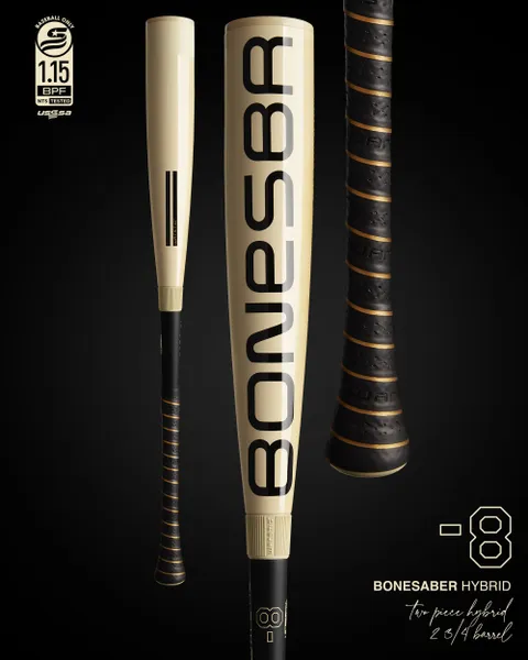 2026 Warstic Bonesaber Hybrid USSSA Certified Bat (-8) 23 oz 31" (New)