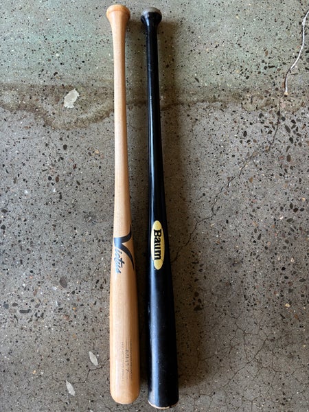 Baum Gold Stock Wood Composite BBCOR Certified Bat (-3) 29.5 oz 32.5" (Used)