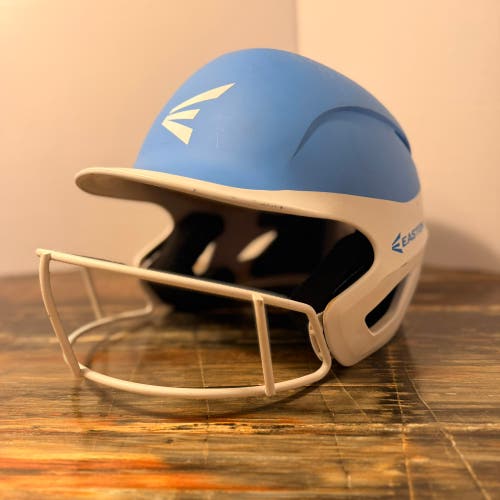 Easton Prowess Two-Tone Matte Fastpitch Batting Helmet with Mask BlueWhite medium large (M/L) (Used)