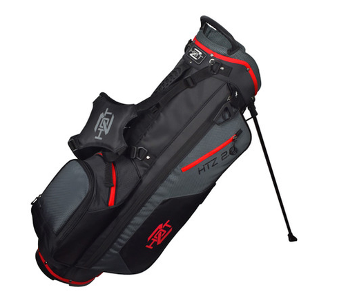 New Ray Cook HOTZ 2 STD BAG BLK-GRAY-RED Mens Stand Bag Black And Red 11851-RCG901579