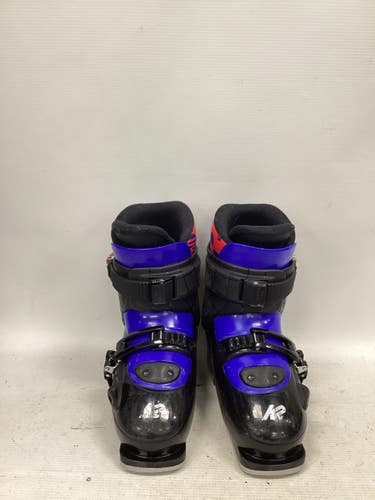 Used K2 INDY-2 Boys DH Ski Boot Black 225 MP - J04.5 - W5.5 11851-S000047881