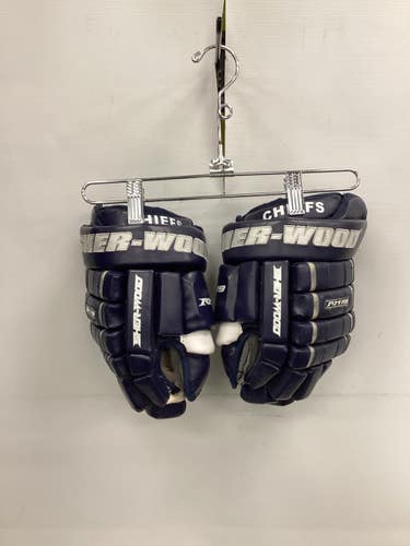 Used Sher-wood RM 19 Senior Gloves Navy Blue 12 1/2" 11851-S000047912