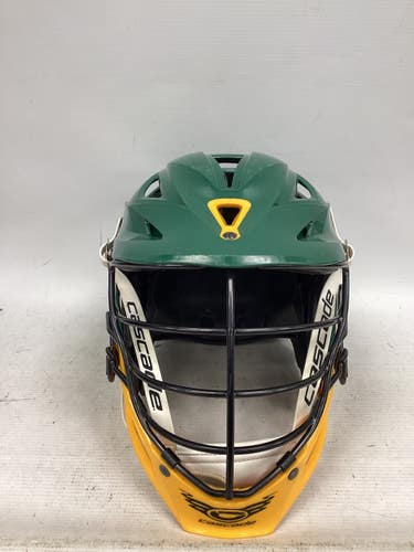 Used Cascade R HELMET Lacrosse Helmet Green And Gold One Size 11851-S000047941