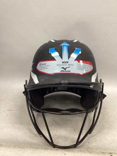 Used Mizuno MVP FP Batting Helmet w/Mask Black L/XL 11851-S000047985