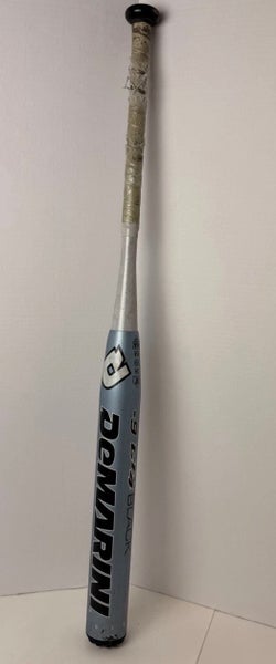 DeMarini CF4 Bat light blue (-9) 24 oz 33" (Used) see pics