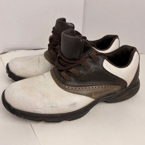 Unisex Size M 10.0 (W 11.0) Footjoy GreenJoys Golf Shoes 45402 (Used)