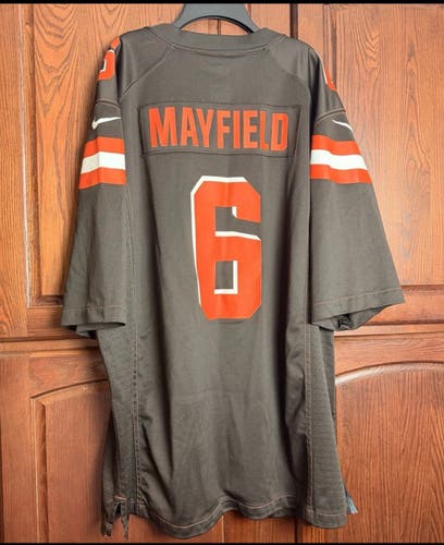 Nike On Field XXL Baker Mayfield Cleveland Browns “Dawg Pound” Home Jersey Brown (Used)