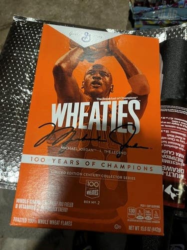 Michael Jordan Wheaties box