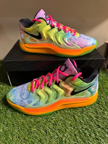 Men Size 10 Nike KD17 "All-Star" Basketball Barely Volt/Baltic Blue HF1811-700