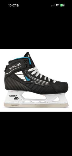 2024 True Catalyst 5x4 Hockey Goalie Skates Regular Width 10.5 (New)