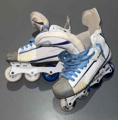 Mission soldier black Inline Skates Extra Wide Width Size 12 (Used)