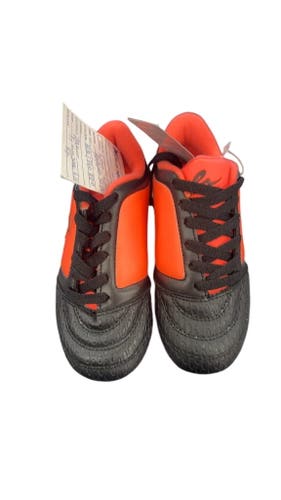 Elatto Rapide Junior Soccer Cleats - Black/Orange size 1